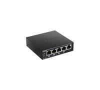 Conmutador de escritorio D-LINK DGS-1005P - 5 puertos Gigabit PoE+ - Negro