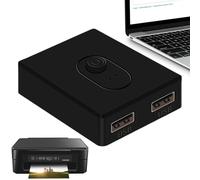 Conmutador De Impresora Compartida - Impresora USB Compartida, Hub De Controlador Compartido Bidireccional | Selector 2 En 1 Salida/1 Entrada 2 Salida, Conmutador De Impresora para Computadora