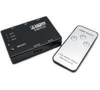 Conmutador de matriz HDMI 3 entradas - 1 salida con control remoto