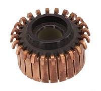 Conmutador de motor, 1 unids 23.2 x 8 x 13mm 24P dientes de cobre gancho tipo conmutador eléctrico para reparación de motores de CC