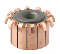 Conmutador de motor tipo gancho 12P 23x8x17mm Reemplazo de cobre para herramientas eléctricas y electrodomésticos - Pieza de reparación de motor de engranajes de CC alta