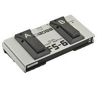 Conmutador de pedal BOSS FS-6 para control momentáneo y ON/OFF de los efectos de tu instrumento musical y más | Conmuta funciones con el pie | Compatible con guitarra | Teclado