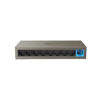 Conmutador de red, Conmutador De Red Gigabit De 5/8 Puertos, Conmutador Inteligente Ethernet De 1000Mbps, Divisor De Internet Hub RJ45 De Alto Rendimiento,Confiable(9 Port 100M Metal)