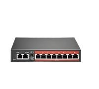 Conmutador de red, Conmutador POE AI Serie SSC, Conmutador De Red POE Activo De 48V, Fuente De Alimentación De 90W, Ethernet De 10/100Mbps For Cámara IP, AP Inalámbrico,Confiable(SSC-POE110DL)