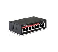 Conmutador de red, Conmutador POE AI Serie SSC, Conmutador De Red POE Activo De 48V, Fuente De Alimentación De 90W, Ethernet De 10/100Mbps For Cámara IP, AP Inalámbrico,Confiable(SSC-POE108D)
