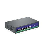 Conmutador de red, Conmutador POE Gigabit Completo De 4 Y 8 Puertos Compatible Con Conmutador Ethernet IEEE 802.3af/at Con Circuitos Integrados De Red For Cámara IP,Confiable(G0411GB-A)