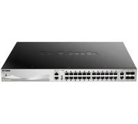 D-Link DGS-3130-30PS Gestionado L3 Gigabit Ethernet (10/100/1000) Energía sobre Ethernet (PoE) Negro, Gris