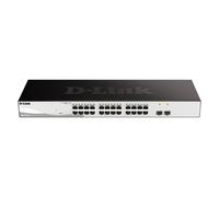 Conmutador de red - DLINK - DGS-1210-26/E - 24 puertos 10/100/1000BASE-TX - 2 puertos SFP - 52 Gbit/s