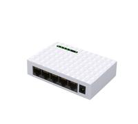 Conmutador de Red Ethernet rápido de 5 Puertos Gigabit Mini, 1000M, Hub LAN, Ethernet RJ45 y concentrador de conmutación, Interruptor de Escritorio Dividido (Size : EU Plug White)