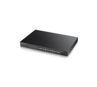 Conmutador de red gestionado - ZyXEL - GS1900-24HP - 24 puertos Gigabit - PoE - 2 ranuras SFP