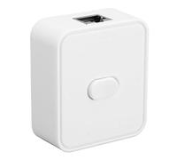 Conmutador de Red Gigabit de 2 Puertos RJ45 Interruptor de Red Divisor de Cable Extensor Selector de Alimentación Libre de 2 Vías Adaptador de Conector