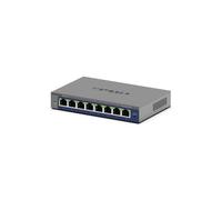 Conmutador de red - NETGEAR - GS108E - 8 puertos - QoS - Control de ancho de banda