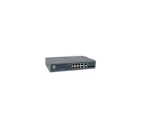 Conmutador de red no gestionado - LEVELONE - GEP-1221 - 10 puertos Ethernet RJ-45 - 22 Gbit/s - Montable en rack