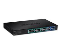 Conmutador de red TRENDnet TPE-5028WS 28 puertos Gigabit Web Smart PoE+