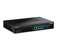 Conmutador de red TRENDnet TPE-BG5062 2.5G 4 Puertos PoE++ SFP+ 10G Montaje en rack