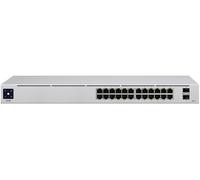 Conmutador de red UniFi Gigabit - 24 puertos - USW-24 - UBIQUITI