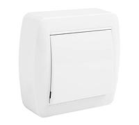 Conmutador de superficie, serie mural, diseño compacto, fácil instalación, ideal para controlar iluminación y equipos eléctricos.