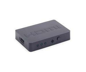 Conmutador de video-audio - Cablexpert - DSW-HDMI-34 - 3 x HDMI - Negro - Ordenador de escritorio