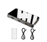 Conmutador de vídeo, Conmutador Video 5/3 del Interruptor 5x1 3x1 de 4K 60Hz en 1 hacia Fuera con el Control Remoto del IR(3 in 1)