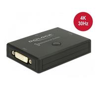 Conmutador de vídeo DeLock 18751 bidireccional DVI 2 puertos 4K