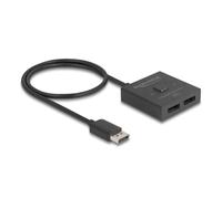 Conmutador de vídeo DeLock 18906 DisplayPort 2 puertos 8K bidireccional