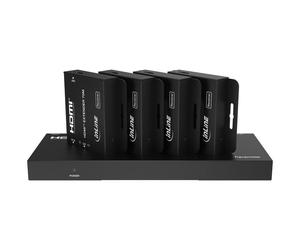 Conmutador de vídeo Eaton InLine 57886B 4 salidas 4K@30Hz HDMI RJ45