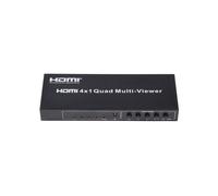 Conmutador de vídeo HDMI de cuatro canales de alta definición con 4 entradas y 1 salida, estándar australiano: 4 x 1, enchufe AU. Regalo sorpresa.