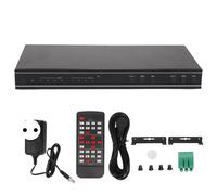 Conmutador de vídeo HDMI Matrix Salida de audio Gestión EDID de alta resolución Construcción de carcasa metálica Bidireccional IR4K60Hz Para PC