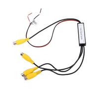 Conmutador de Vídeo Inteligente para Coche, Robusto Plug and Play 1 Entrada 3 Salidas para SUV y Camiones, Visualización en Múltiples Pantallas