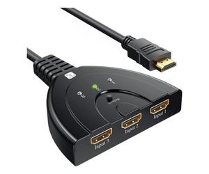 Conmutador de Vídeo Techly IDATA HDMI-3F8K HDMI 2.1 8K USB-C