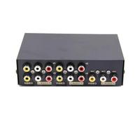 Conmutador de vídeo y voz AV RCA de 2/4/8 puertos, selector divisor compuesto de señal AV RCA for TV, reproductor de DVD, 2 conmutadores AV Transmisión rápida y estable(AV switcher 8X1)