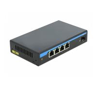 Conmutador DeLOCK 87765 Gigabit 4 Puertos PoE + SFP
