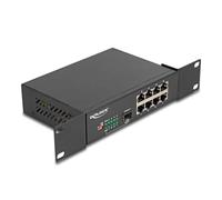 Conmutador DeLock 88064 8 Puertos Gigabit 1 SFP Montaje en rack 10" sin PoE