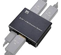 Conmutador divisor bidireccional, conmutador divisor bidireccional HD, transmisión de datos estable, interruptor de interfaz HD para entretenimiento en casa, competición de juegos, aprendizaje de área