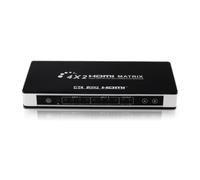 Conmutador/Divisor HDMI Matrix 4x2 UHD 4K2K 3D con función EDID