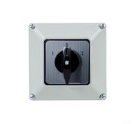 Conmutador Doble para fuente 32A 660V Plástica Conmutador Doble(A) | IP65 impermeable, para polvo y agua, operación segura exteriores, lluvia, entornos húmedos, pesada
