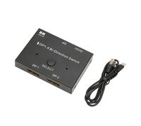 Conmutador DP bidireccional Plug and Play, amplia compatibilidad para una transición de señal de video sin interrupciones, buena calidad, buena