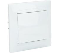 Conmutador empotrado Zyna - Blanco - Zenitech