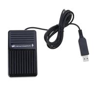 Conmutador ergonómico USB con pedal USB con configuraciones de aduanas para una ejecución eficiente de tareas, teclados de control de herramientas