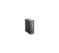 Conmutador Ethernet - D-Link - DIS-100E-8W - 8 Puertos - Capa 2 - Montaje en riel DIN