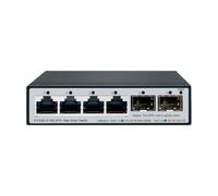 Conmutador Ethernet de 2.5G gestionado de 6 puertos con 2 enlaces ascendentes SFP+ de 10G, conmutador de red inteligente L2, capacidad de conmutación de 60 Gbps, VLAN, QoS, LACP, dúplex completo para