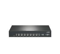 Conmutador Ethernet de 8 Puertos, 10Gbps, conmutador de Red de 10000Mbps, concentrador de Red RJ45, Divisor de Internet, TL-ST1008 (Size : UK Adapter)