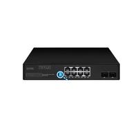 Conmutador Ethernet de 8 Puertos PoE 10/100/1000Mbps con 2 Puertos de Enlace Ascendente AI Interruptor Inteligente (Size : EW-S1710FG-AP)