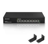 Conmutador Ethernet de Red gestionado por Web RJ45 de 8 Puertos 10 GB con 8 Puertos Base-T de 10 G | Soporte Swicth múltiple de 10 Gigabit 10G-5G-2.5G-1G-100M | Montaje en Rack | Ancho de Banda de
