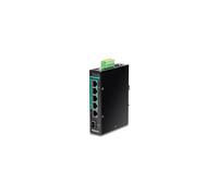 Conmutador Ethernet gestionable TRENDNET TI-PG541i de 5 puertos - Compatible con 3 capas - Modular - Fibra óptica