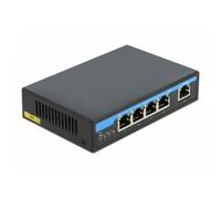 Conmutador Ethernet Gigabit DeLOCK 4 Puertos PoE + 1 RJ45