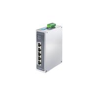 Conmutador Ethernet Industrial Gigabit de 5 Puertos 1000Base-T Montaje en Pared en Carril DIN IP30 Divisor de Internet Industrial TL-SG1005