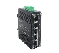 Conmutador Ethernet industrial Gigabit PoE de 5 puertos Mini 10/100/1000Mbps Base-TX endurecido Ethernet Switch con fuente de alimentación PoE