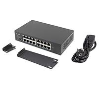 Conmutador Ethernet RSGE-16 IEC C14, conector RJ45 x16 Gigabit Ethernet LANBERG