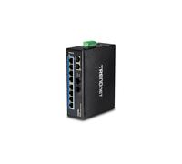 Conmutador Ethernet - TRENDNET - TI-G102 - 10 Puertos - Modular - IP30 Resistente a Impactos